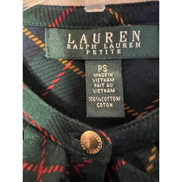 Lauren Ralph Lauren Petite Small tartan Cotton - Picture 5 of 8
